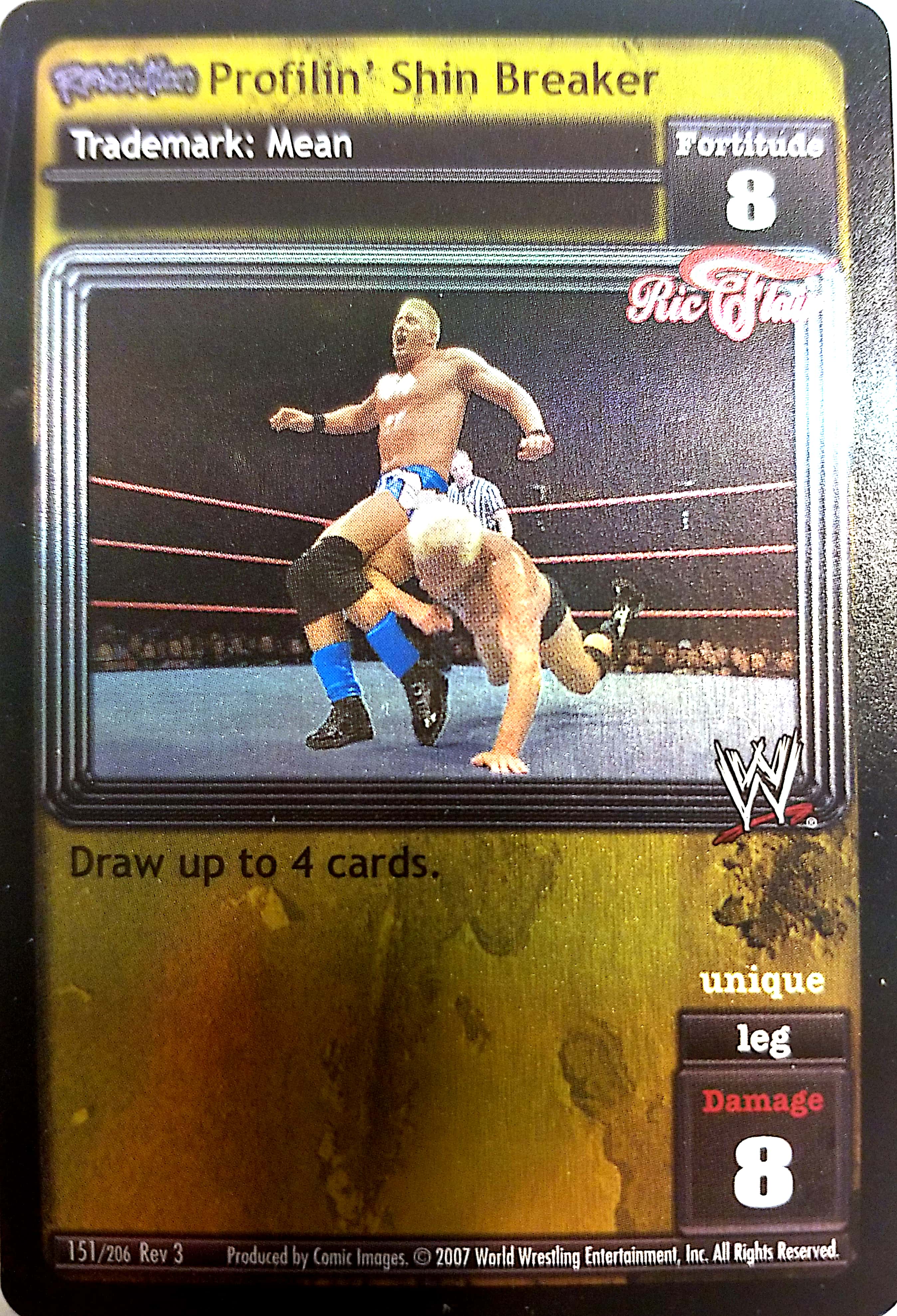 Profilin' Shin Breaker - WWE Raw Deal » Raw Deal Revolution » Superstar  Cards » Revo Ric Flair - Carte Blanche Hobbies
